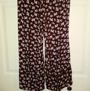 Aeropostale Wide Leg Cropped Pants